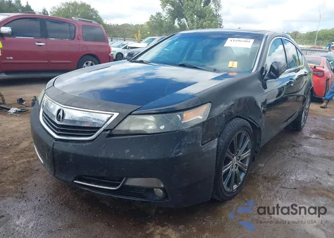 2013 Acura Tl Se из США, поврежденный, VIN 19UUA8F32DA018189